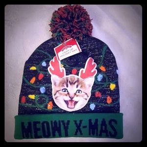 Festive light up Christmas hat